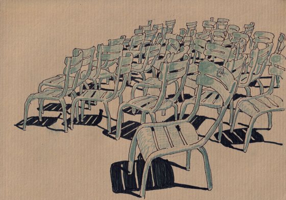 Quinn Lewis, Chairs Under Sun No. 9, 2026