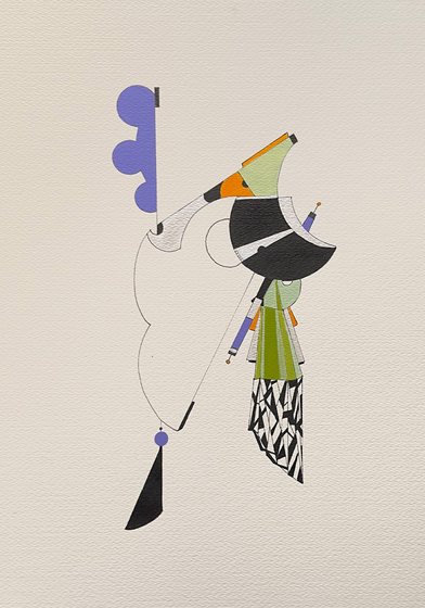Jessica Anne Schwartz, Jardin du Luxembourg Synaesthesia Drawing #1, 2023
