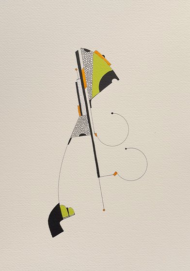 Jessica Anne Schwartz, Jardin du Luxembourg Synaesthesia Drawing #2, 2023