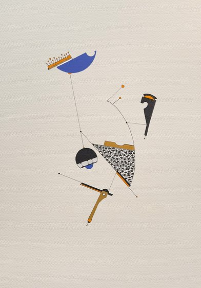 Jessica Anne Schwartz, Jardin du Luxembourg Synaesthesia Drawing #3, 2023