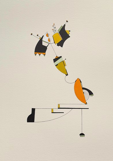 Jessica Anne Schwartz, Jardin du Luxembourg Synaesthesia Drawing #5, 2023