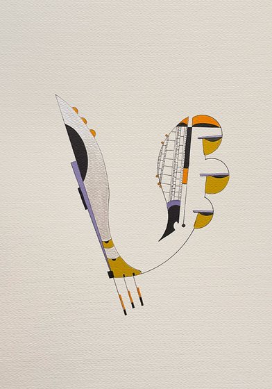 Jessica Anne Schwartz, Jardin du Luxembourg Synaesthesia Drawing #8, 2023