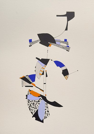 Jessica Anne Schwartz, Jardin du Luxembourg Synaesthesia Drawing #9, 2023
